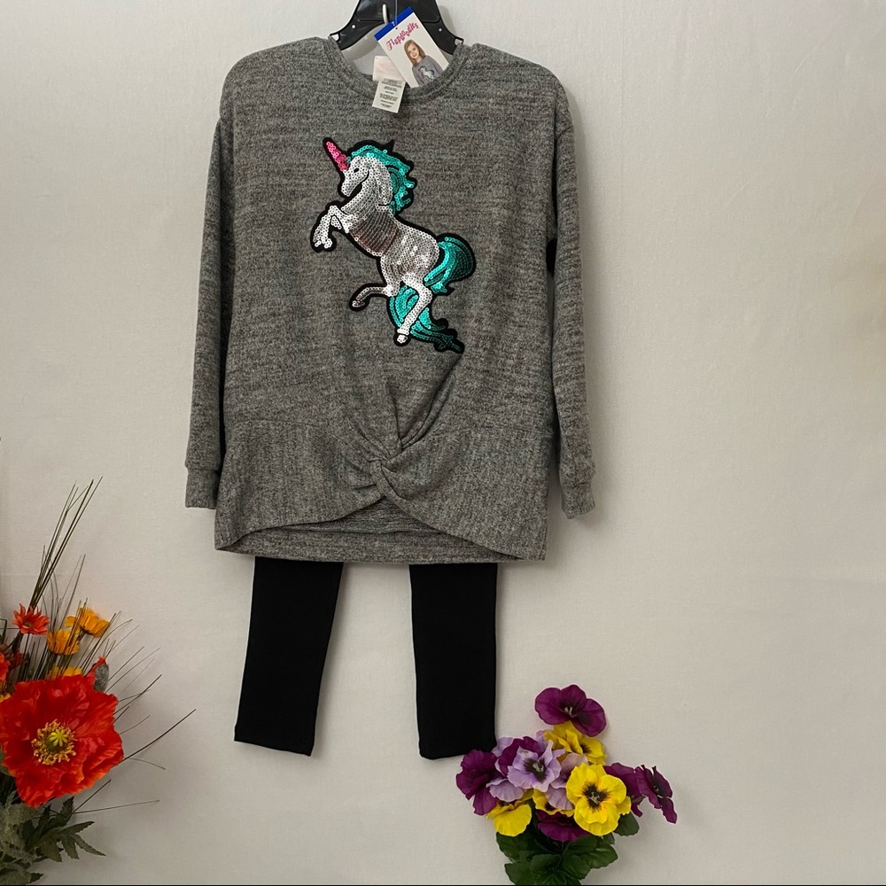 Flapdoodles girl’s 2-piece set,NWT